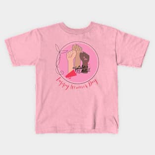 Happy Women's Day march 8 Kids T-Shirt